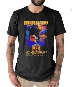 Despicable Me 4 Minions 14th Anniversary 2010 2024 Thank You For The Memories T shirt