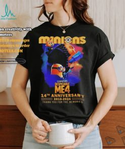 Despicable Me 4 Minions 14th Anniversary 2010 2024 Thank You For The Memories T shirt