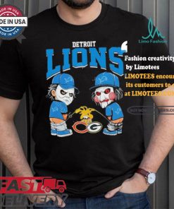 Detroit Lions NFL Halloween Peeing Funny Shirt