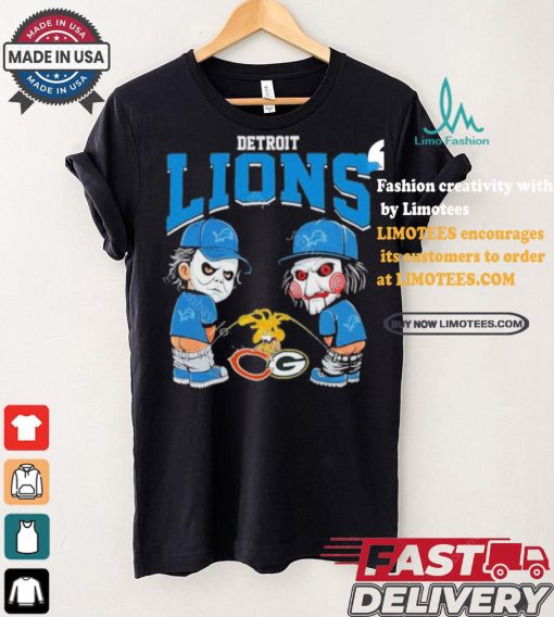 Detroit Lions NFL Halloween Peeing Funny Shirt