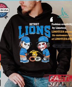 Detroit Lions NFL Halloween Peeing Funny Shirt