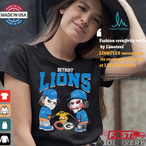 Detroit Lions NFL Halloween Peeing Funny Shirt