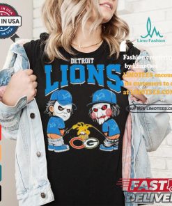 Detroit Lions NFL Halloween Peeing Funny Shirt