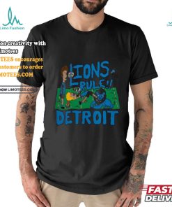 Detroit Lions NFL x Homage x Beavis and Butt Head Unisex Tri Blend T Shirt