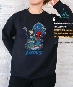 Detroit Lions x Deadpool Fan Lovers T Shirt