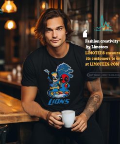 Detroit Lions x Deadpool Fan Lovers T Shirt