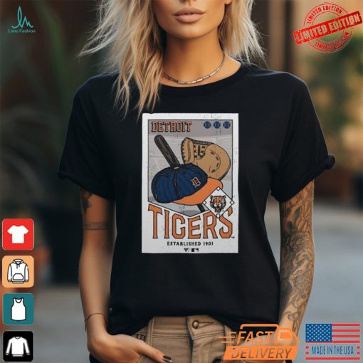 Detroit Tigers Levelwear Uphill Cooperstown Collection Core Logo Shirt