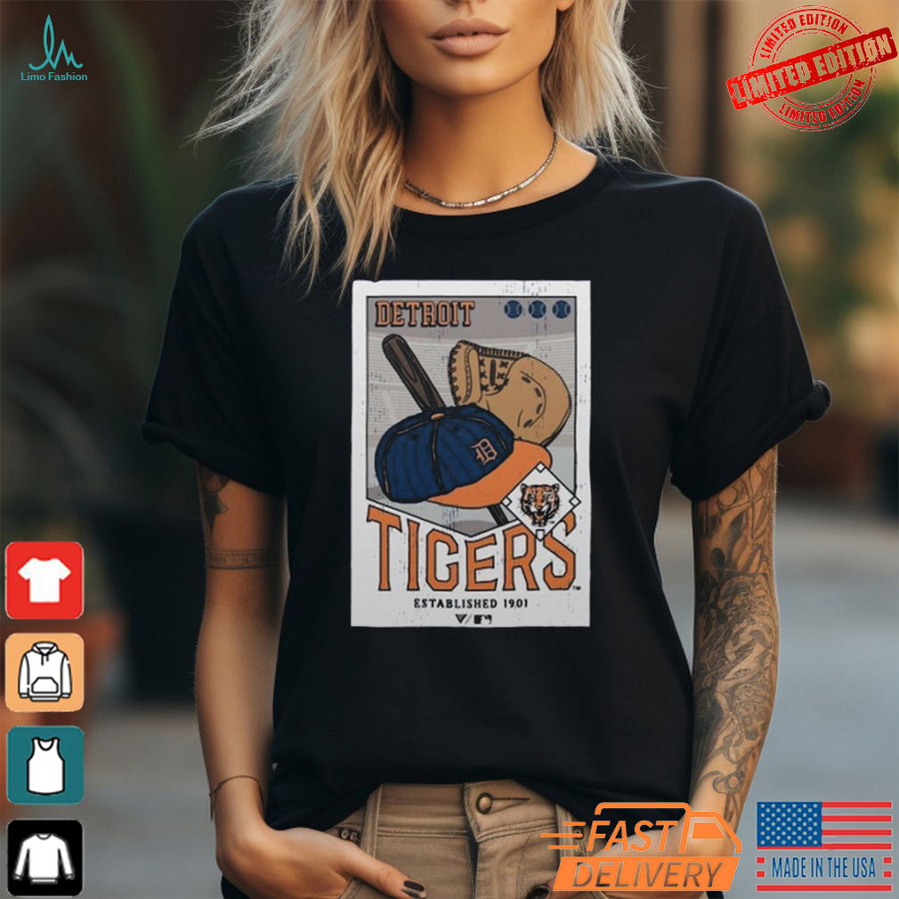 Detroit Tigers Levelwear Uphill Cooperstown Collection Core Logo Shirt Detroit Tigers Levelwear Uphill Cooperstown Collection Core Logo Shirt