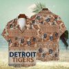 Tiki Motifs And Red Sox Logo Tropical Hawaiian Shirt