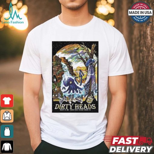 Dirty Heads August 30 2024 The Pavilion At Toyota Music Factory In Irving TX Poster Shirt