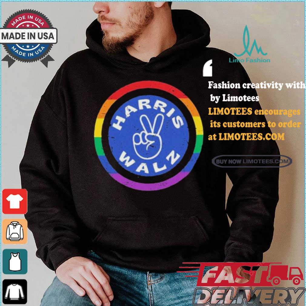 Distressed Harris Walz Peace Harris for President LGBTQ T shirt Distressed Harris Walz Peace Harris for President LGBTQ T shirt