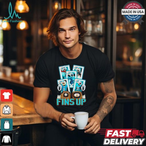 Dolphins Miami football players fins up NFL Shirt