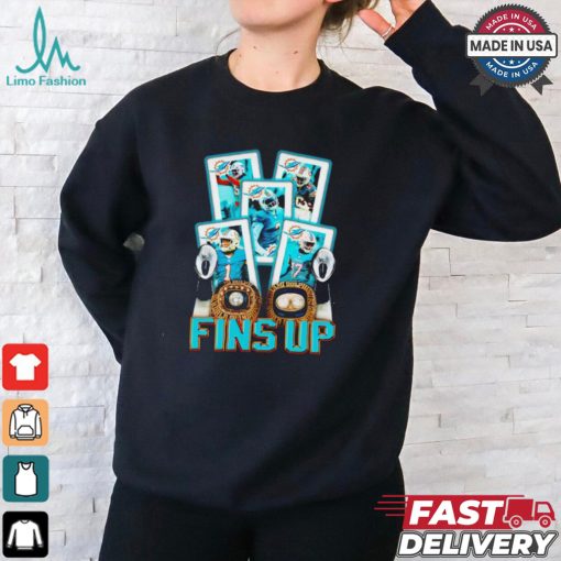 Dolphins Miami football players fins up NFL Shirt