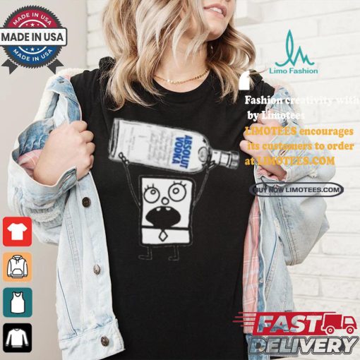Doodlebob Absolut Vodka T Shirt