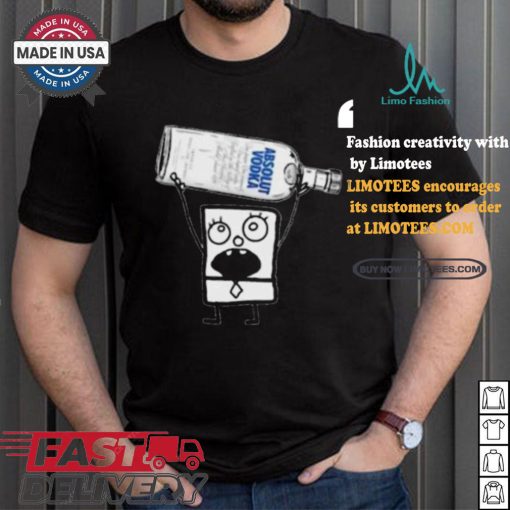 Doodlebob Absolut Vodka T Shirt