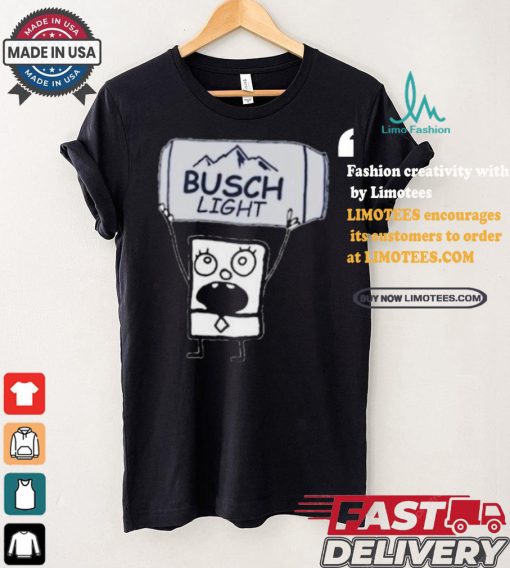 Doodlebob Busch Light Beer T Shirt