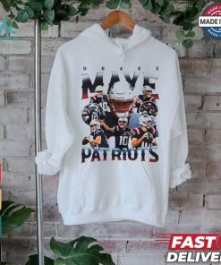 Drake Maye New England Patriots football player graphic shirt