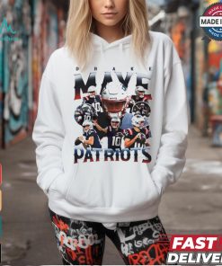 Drake Maye New England Patriots football player graphic shirt