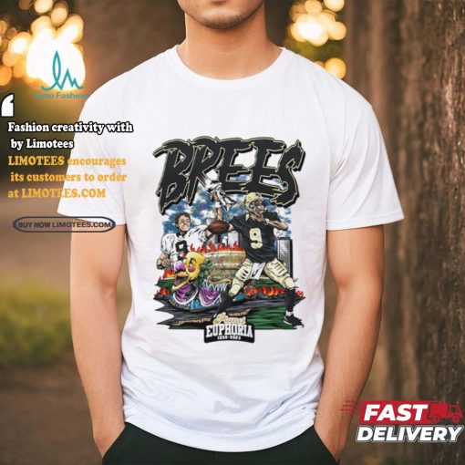 Drew Brees cool football design cartoon shirt