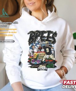 Drew Brees cool football design cartoon shirt