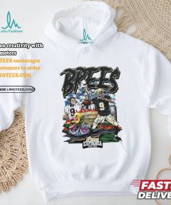 Drew Brees cool football design cartoon shirt