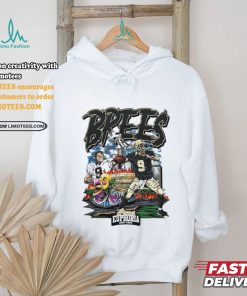 Drew Brees cool football design cartoon shirt