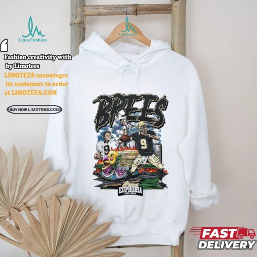 Drew Brees cool football design cartoon shirt