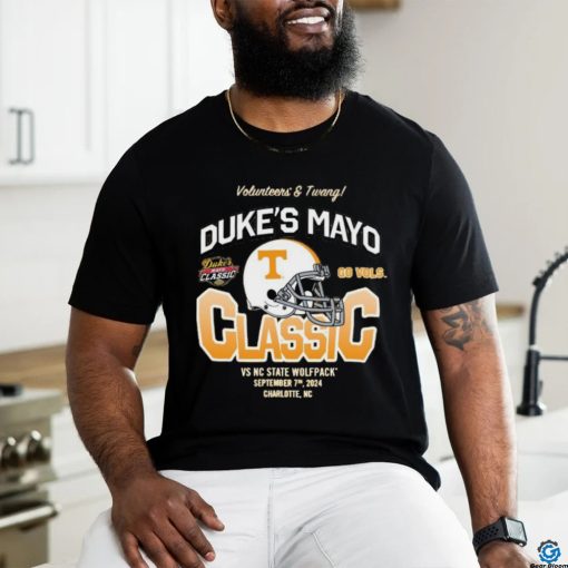 Duke’s Mayo Classic 2024 Volunteers & Twang Tennessee Vs Nc State Wolfpack September 7th 2024 Shirt