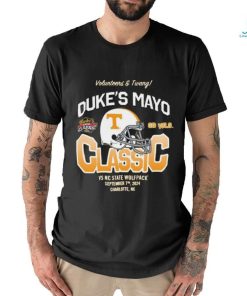 Duke’s Mayo Classic 2024 Volunteers & Twang Tennessee Vs Nc State Wolfpack September 7th 2024 Shirt