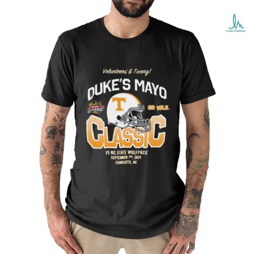 Duke’s Mayo Classic 2024 Volunteers & Twang Tennessee Vs Nc State Wolfpack September 7th 2024 Shirt