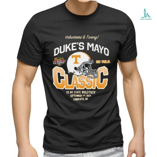 Duke’s Mayo Classic 2024 Volunteers & Twang Tennessee Vs Nc State Wolfpack September 7th 2024 Shirt
