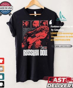 Dying Is Easy It’s Living That’s Hard Russian Doll T shirt