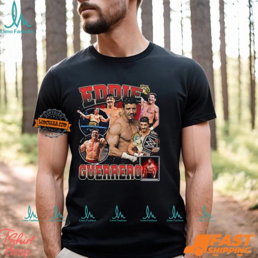 Eddie Guerrero Ultimate Collage Black T shirt