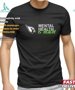 Edgerrin James Arizona Cardinals Mental Health Is Health T Shirt