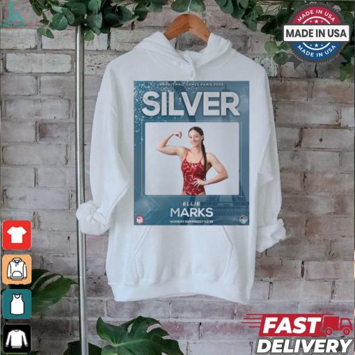Ellie Marks Silver Medal Women’s 50M Freestyle S6 Paralympic Games Paris 2024 Poster t shirt