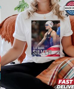 Ellie Marks Team USA Silver Medal Women’s 50m Freestyle S6 Paris Paralympics Poster t shirt