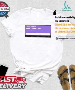 Elon Musk Interviews Trump Listen Live Shirt