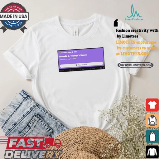 Elon Musk Interviews Trump Listen Live Shirt
