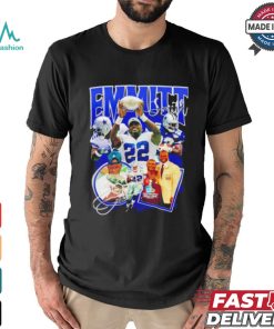 Emmitt Smith Dallas Cowboys signature vintage graphic shirt