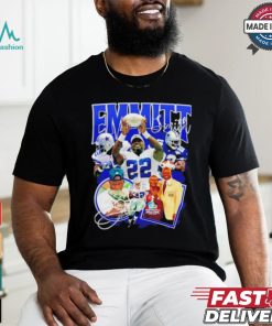 Emmitt Smith Dallas Cowboys signature vintage graphic shirt