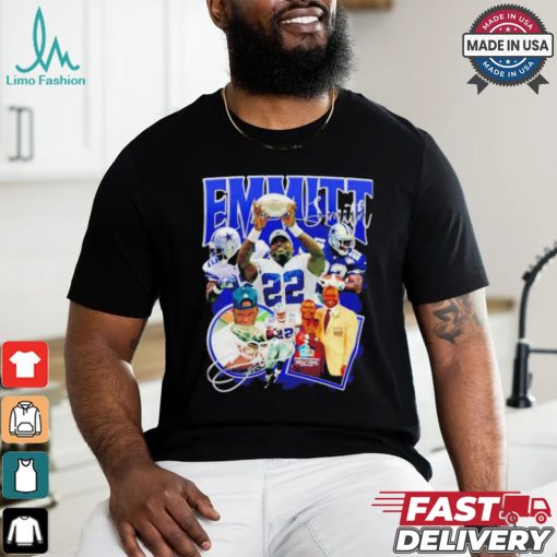 Emmitt Smith Dallas Cowboys signature vintage graphic shirt