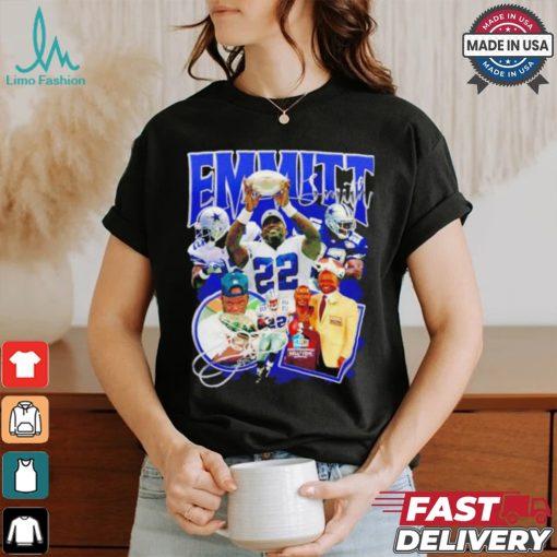 Emmitt Smith Dallas Cowboys signature vintage graphic shirt