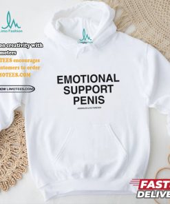 Emotional Support Penis Assholes Live Forever Tee Shirt