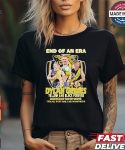 End Of An Era Dylan Grimes Yellow And Black Forever Thank You For The Memories Shirt