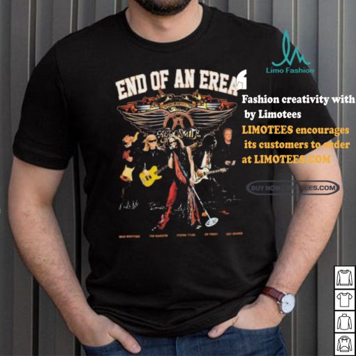 End Of An Erea Aerosmith Signatures shirt
