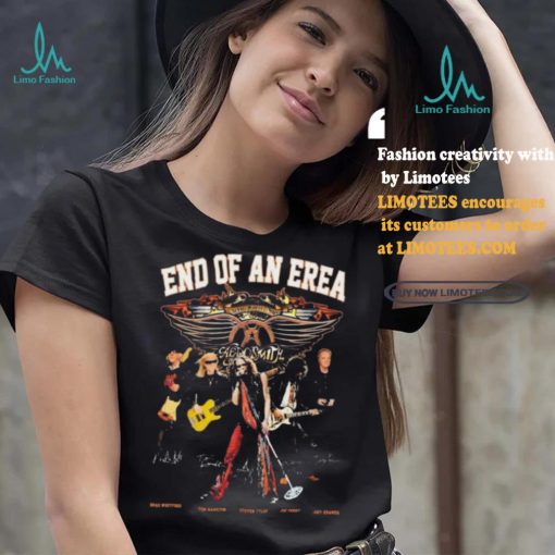 End Of An Erea Aerosmith Signatures shirt