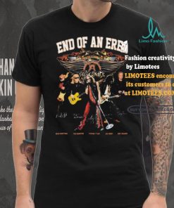 End Of An Erea Aerosmith Signatures shirt