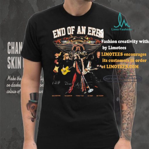 End Of An Erea Aerosmith Signatures shirt
