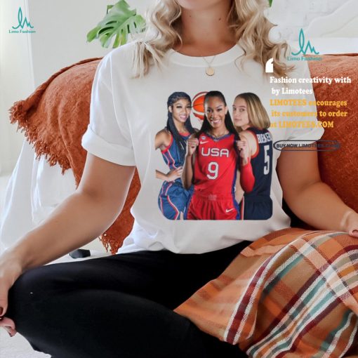Espn projects team usa’s 2028 basketball roster aliyah boston, angel reese, a’ja wilson Shirt