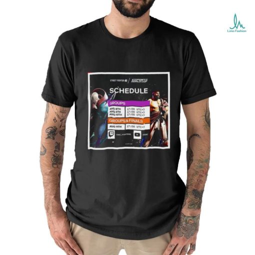 Esports World Cup 2024 Street Fighter 6 schedule shirt